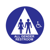 ALL GENDER RESTROOM DOOR SIGN