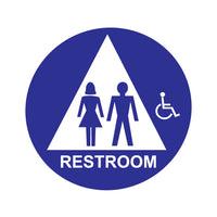 UNISEX RESTROOM DOOR SIGN
