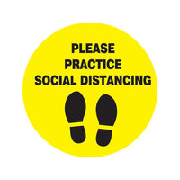 Social Distance Floor Decals