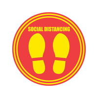 Social Distance Floor Decals