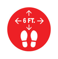 Social Distance Floor Decals