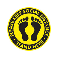 Social Distance Floor Decals