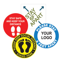 Social Distance Floor Decals