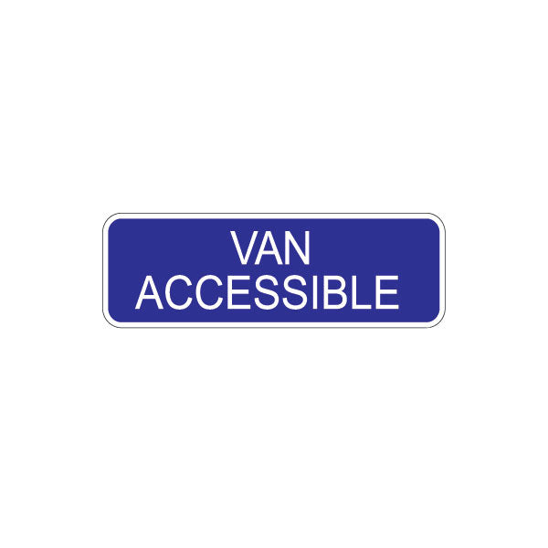 VAN ACCESSIBLE - H/C PARKING SIGN